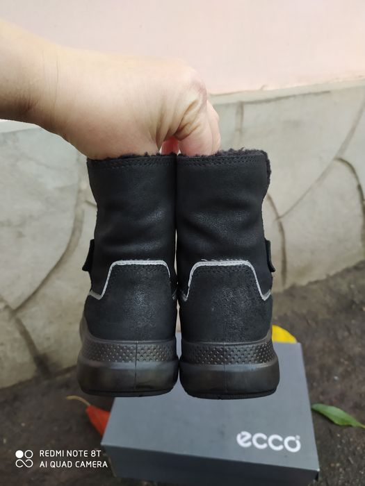 Ecco 28 34 ботинки на дівчинку зимові сапоги черевики чоботи взуття ес