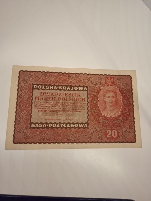 20 Marek Polskich 1919r. Seria EC  stan I