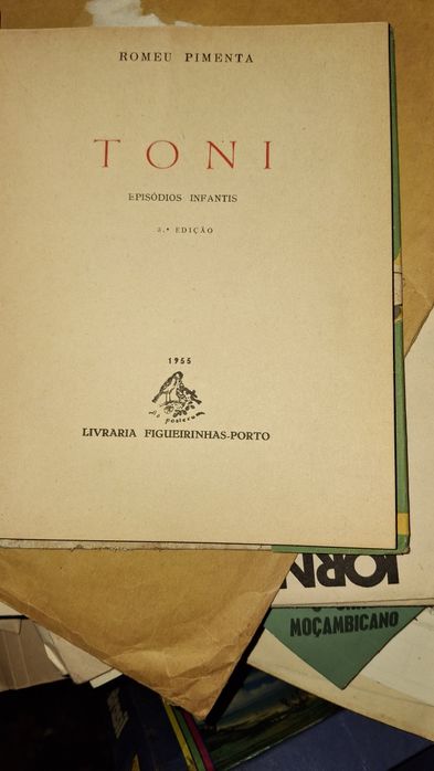 Toni livro raro infantil juvenil Romeu pimenta ilustrações