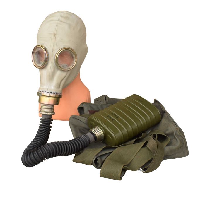 maska wojskowa przeciwgazowa SzM-41M SŁOŃ komplet