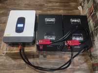 Акумуляторна збірка LiFePo4,Гібридний Инвертор 2кВт 12V,+2х200AH 5 кВт