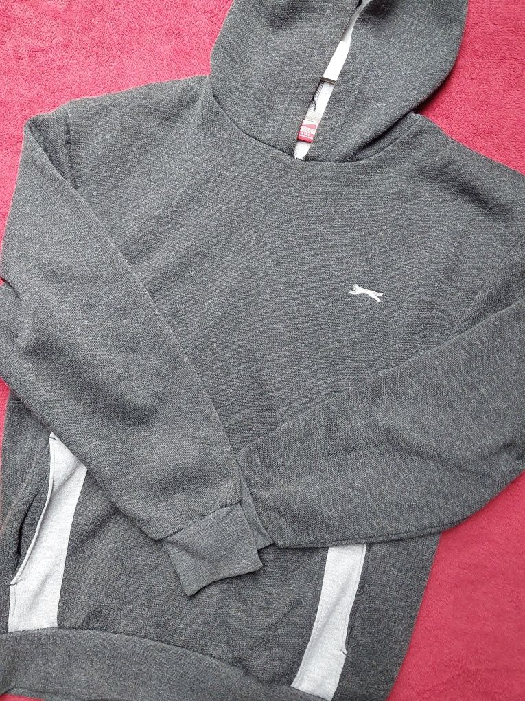 Szara bluza vintage slazenger
