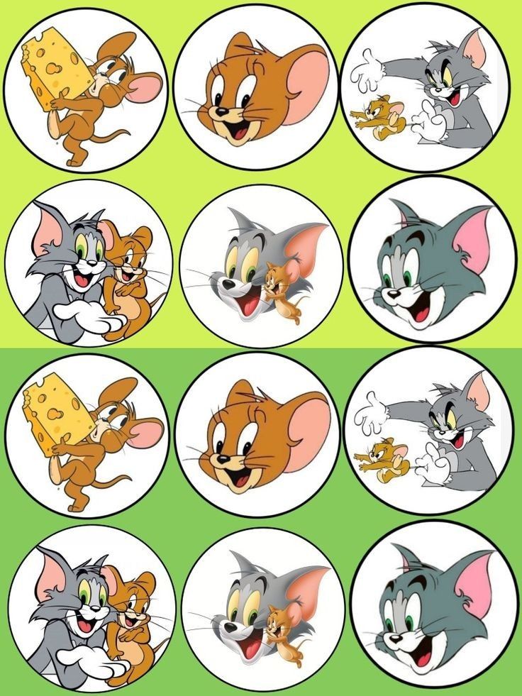 Wydruk jadalny cukrowy waflowy A4 Włoski papier Tom i Jerry