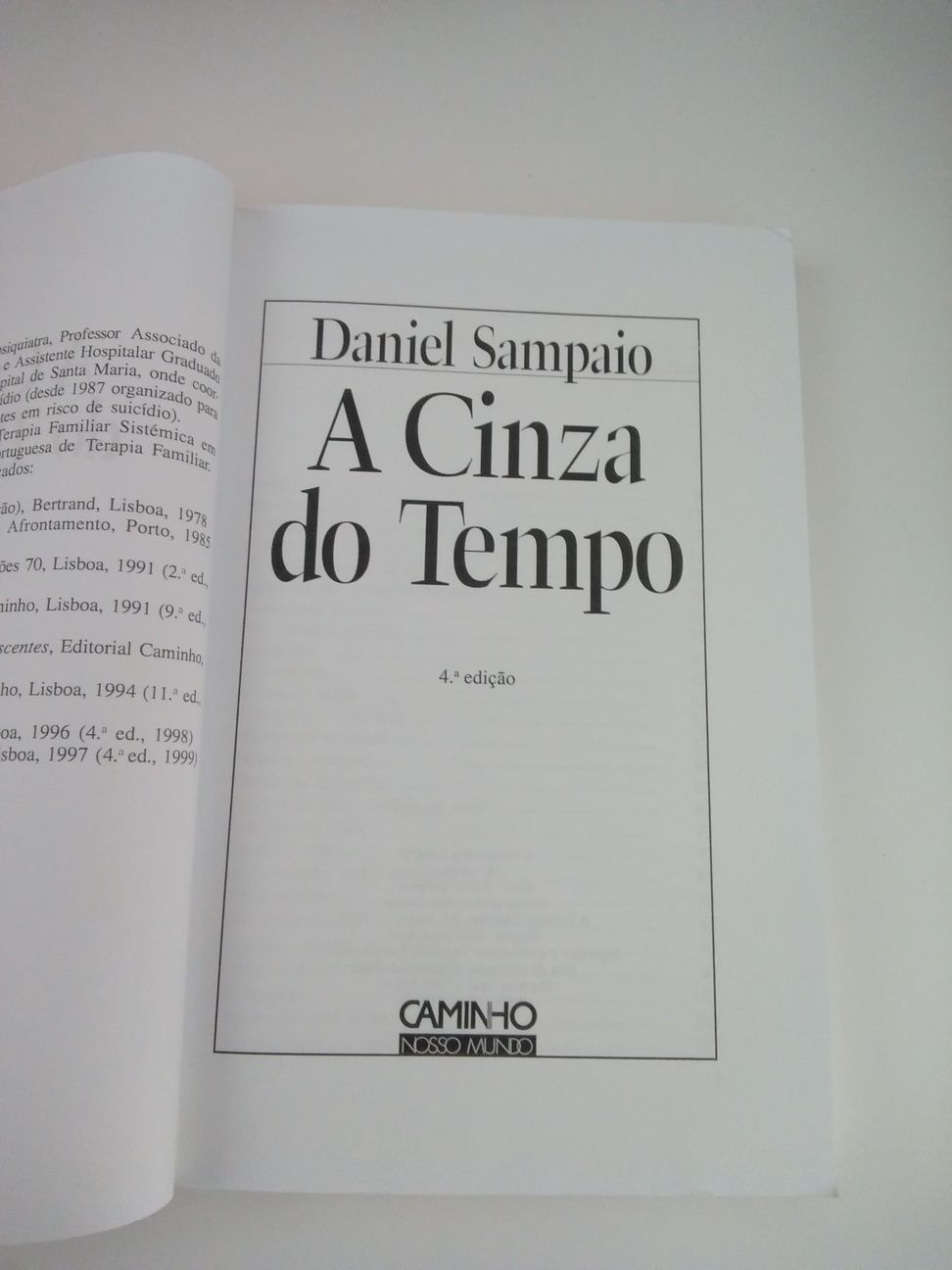 A cinza do tempo