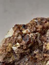 Hessonit - granaty Gębczyce, kamień, minerał
