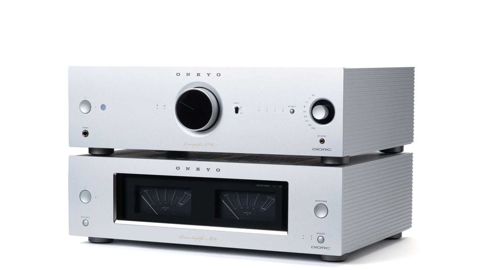 Onkyo ICON M-80 Srebrny Końcówka Mocy oraz P-80 Przedwzmacniacz SKLEP