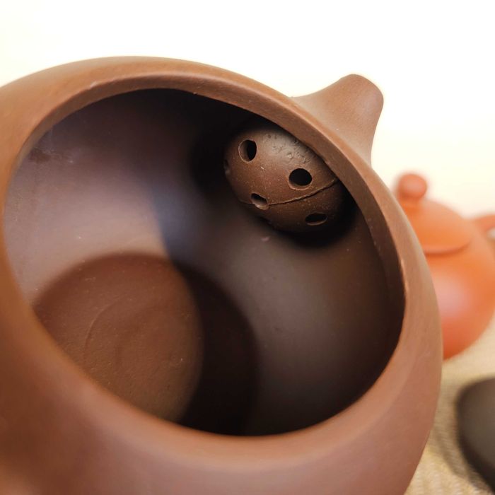 Чайник для чайной церемонии • китайский чайник 210мл • исинская глина