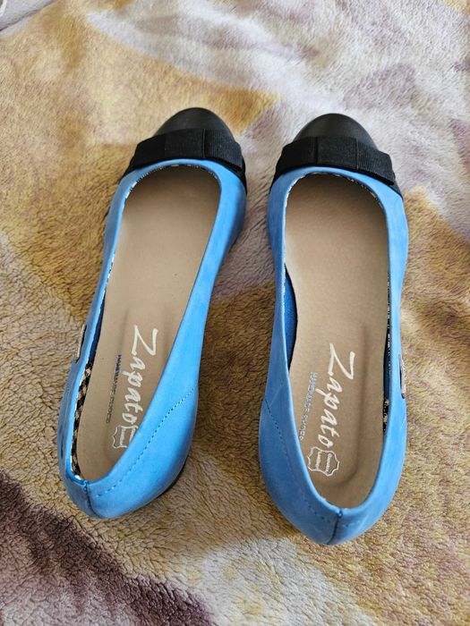 Błękitne baleriny Zapato