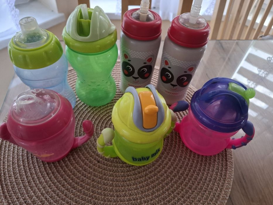 Kubki niekapki zestaw do nauki picia