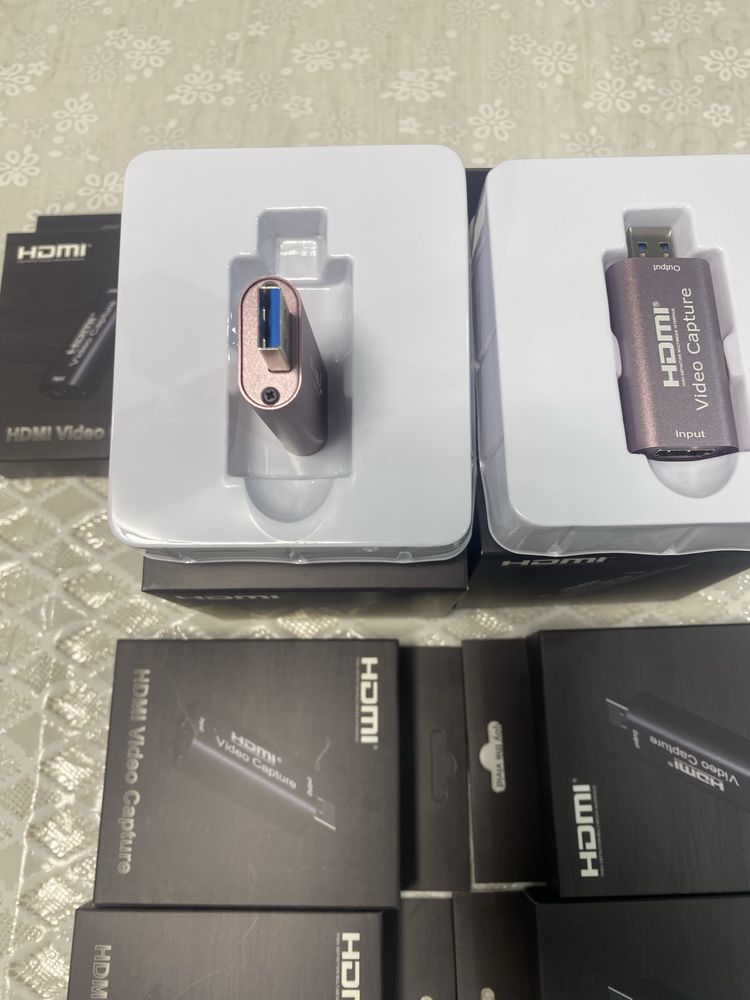 Карта видеозахвата внешняя новая USB HDMI 1080p USB 3.0