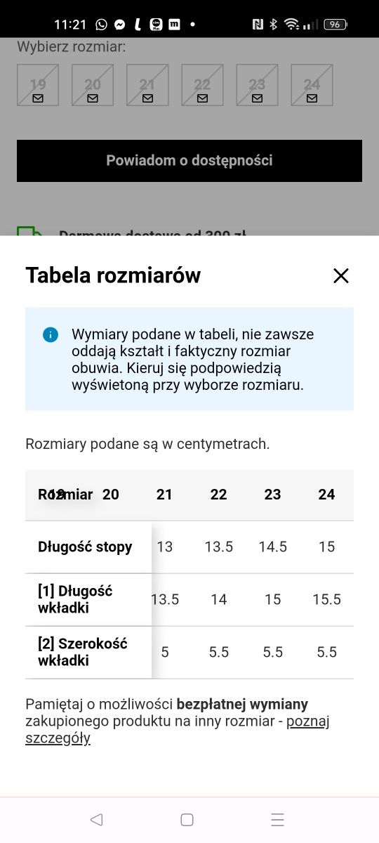 Buty półbuty rozmiar 24 na wiosnę