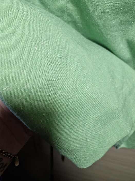 Elegancka zielona spódnica damska z podszewka 46