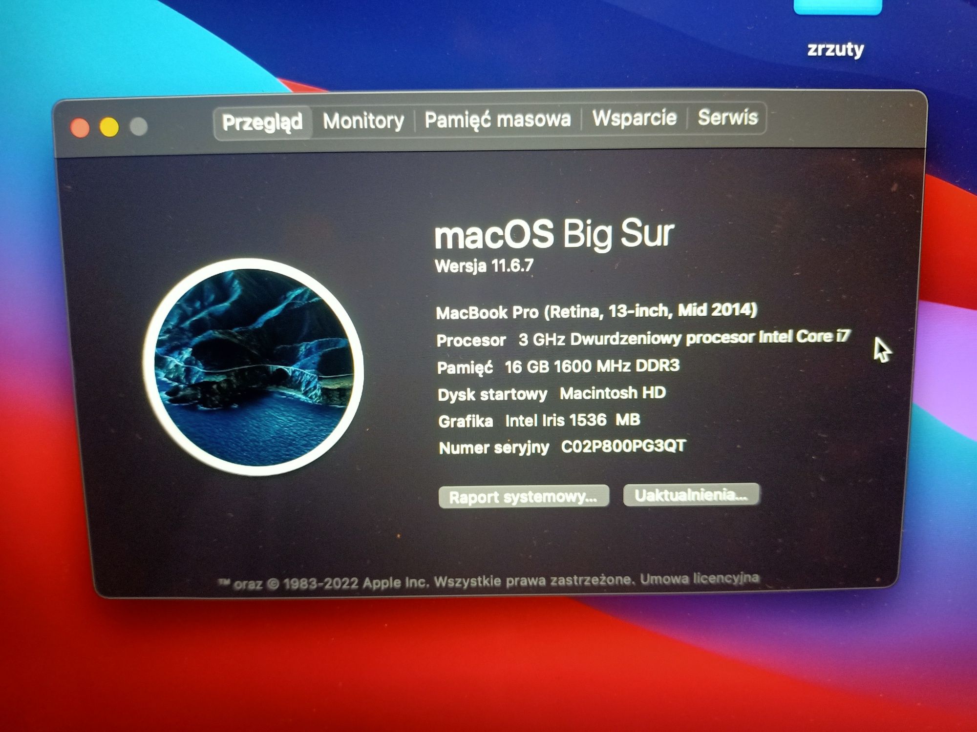 MacBook pro 2014 16gb ram