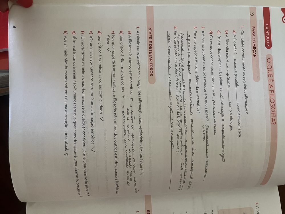 Caderno de atividades de filosofia 10º ano “o espanto” didática ed