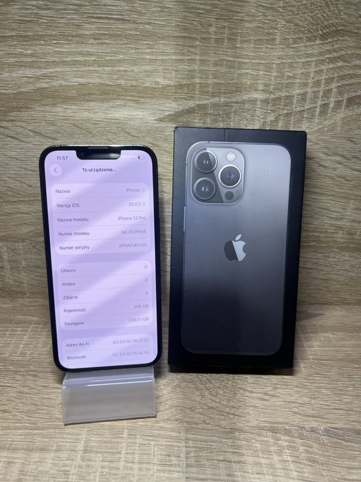 iPhone 13 Pro 256GB | Grafitowy | 100%
