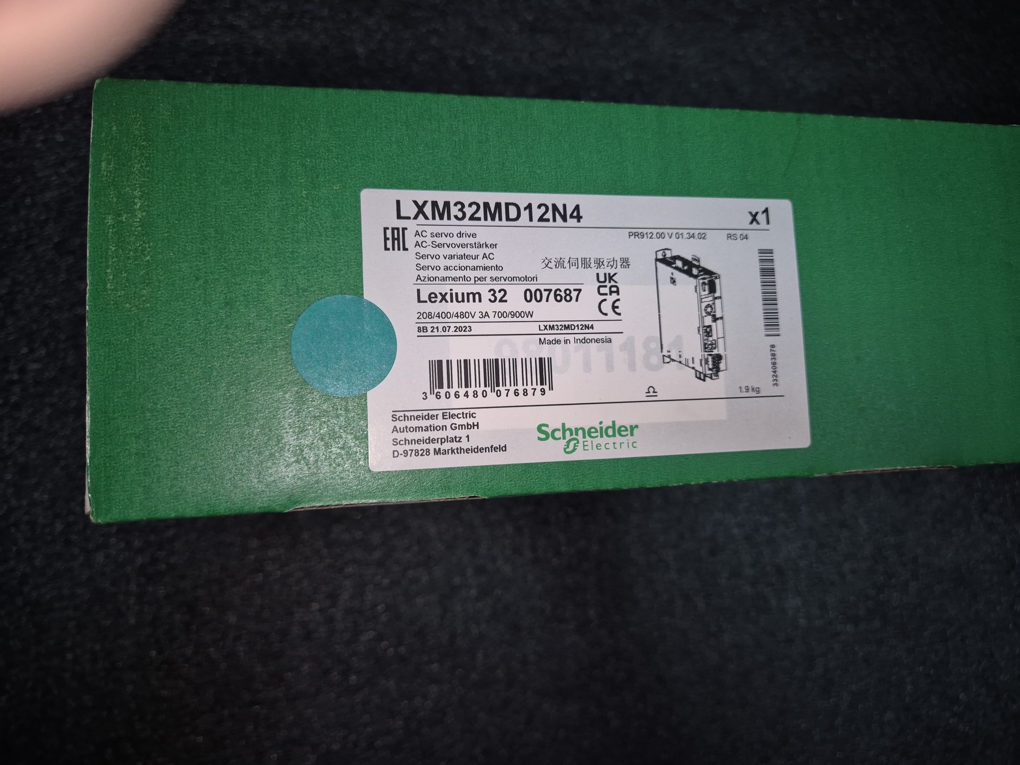 Sterownik silnika Schneider Lexium LXM32MD12N4