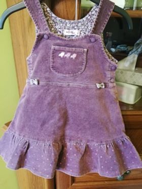 sukienka - bezrękawnik r.92