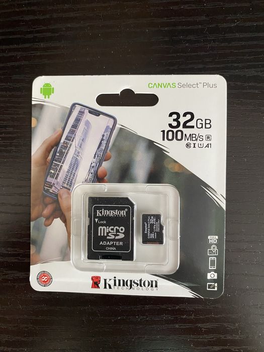 Карты памяти Kingston microSD 32 ГБ Class 10 (SDCS2/32GB)