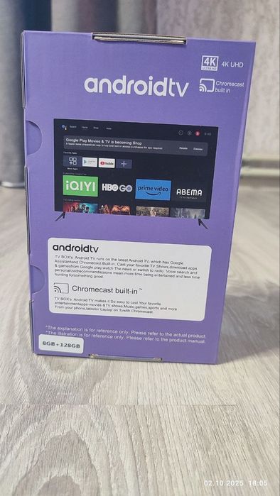 H96 MAX 8/128 GB ANDROID 14 з голосовим пультом