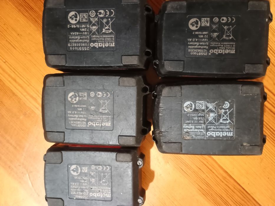 аккумулятори metabo 18в