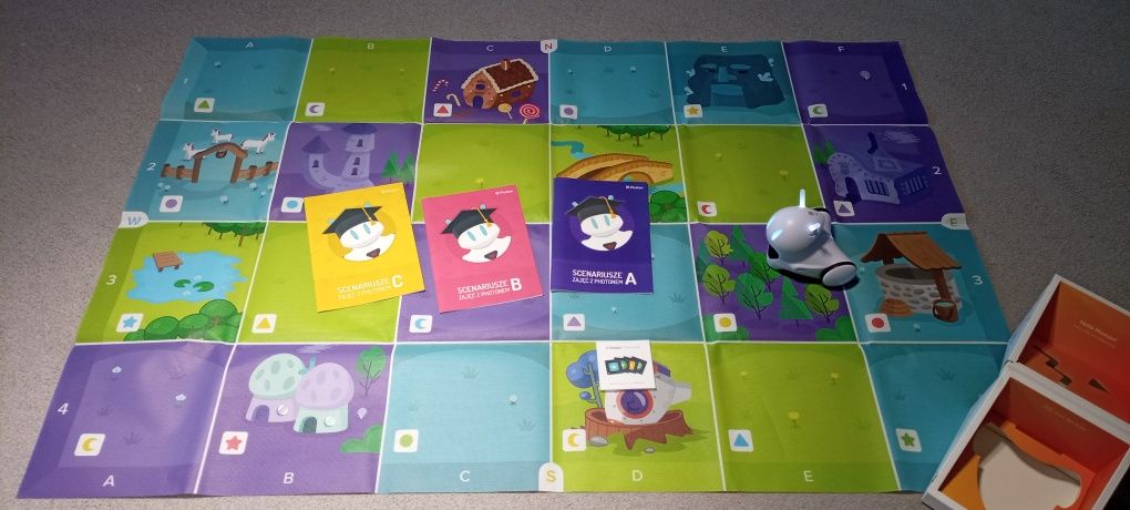 Robot edukacyjny Photon Edu mata scenariusze fiszki