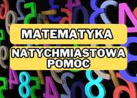 MATEMATYKA POMOC - Studia Egzamin Sprawdzian - Online - korepetycje