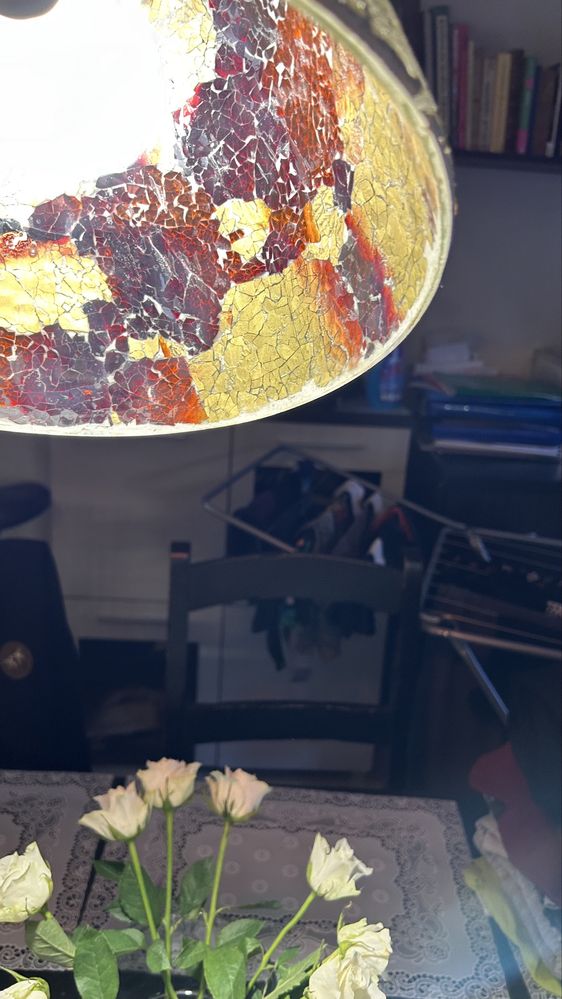 Lampa wisząca mozajkowa