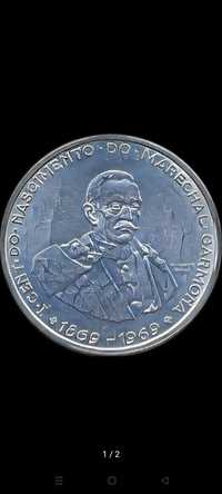 Moeda 50 Escudos Centenário do Nascimento do Marechal Carmona 1969