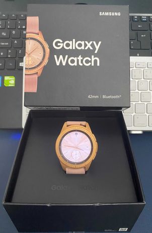 Smartwatch SAMSUNG Galaxy Watch 42mm rosa + duas braceletes