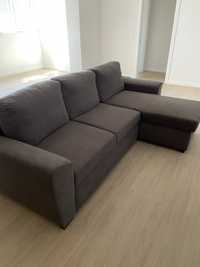 Sofa com chaise longue