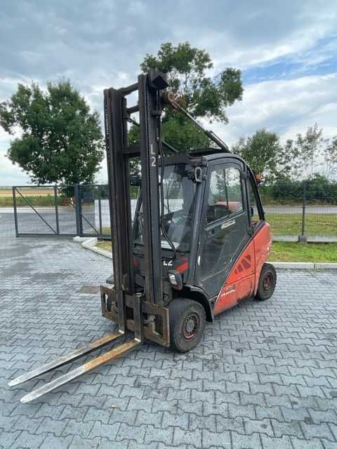 Wózek widłowy Linde H25T -02 EVO, 4 sekcje kabina H25 2014 r LPG