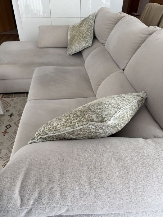 Sofa de cor creme