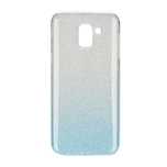 Etui SHINING Samsung Galaxy J6 2018 Transparent/Niebieski