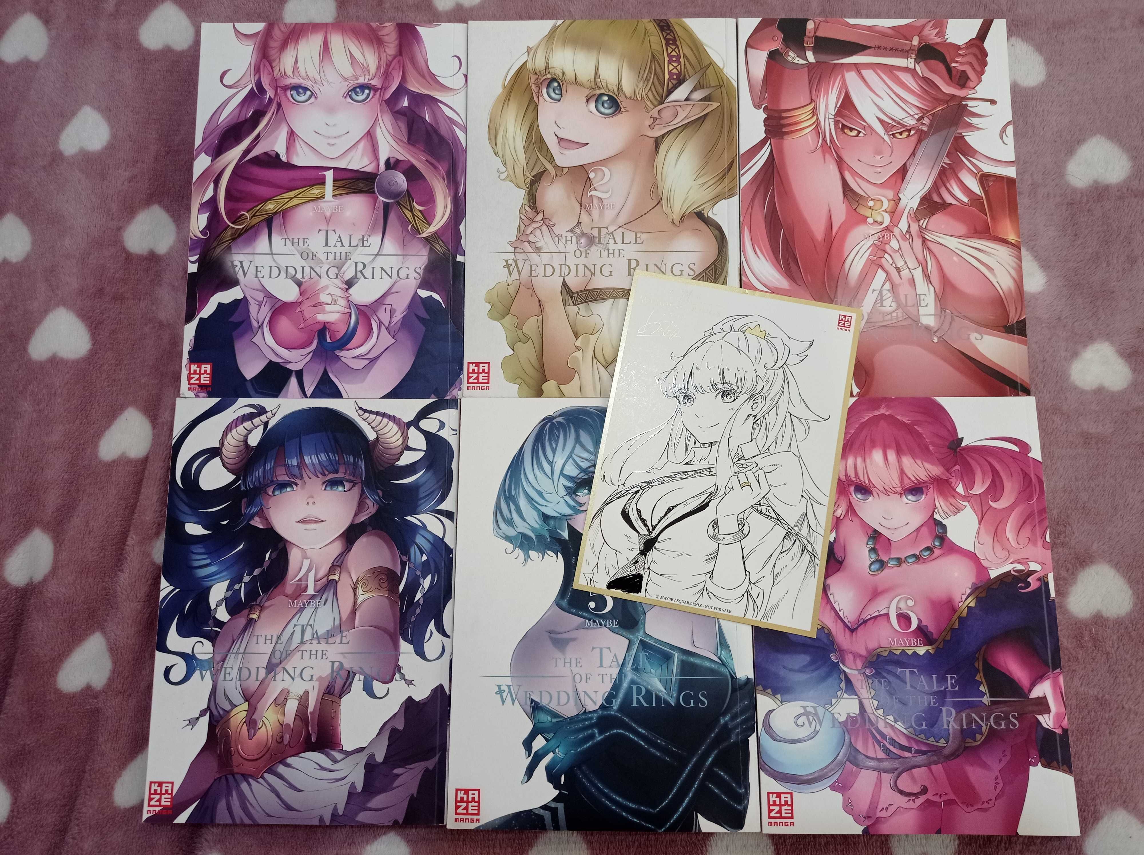 Manga The Tale of Wedding Rings 1-6 + pocztówka