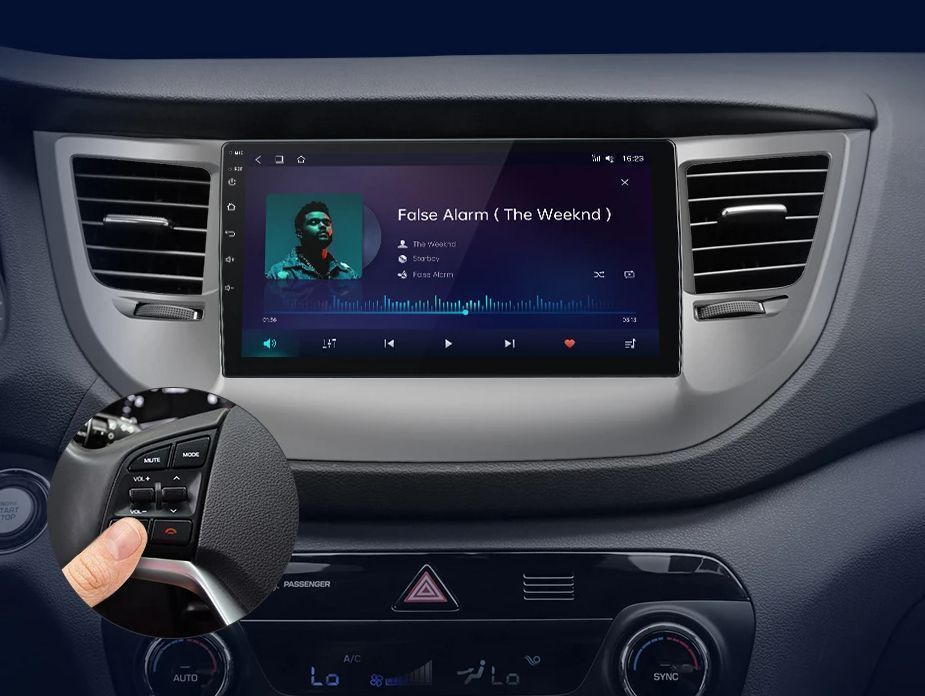 Radio Android CarPlay Hyundai ix35/Tucson III 2015–2018