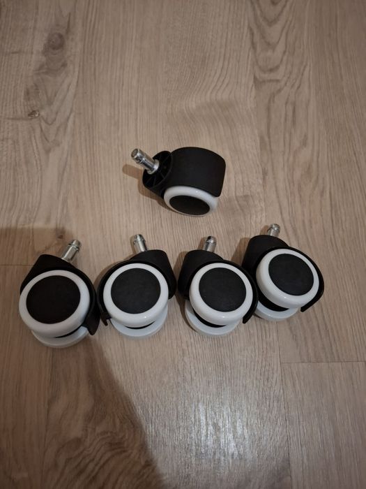 Kółka obrotowe do fotela krzesła biurowego