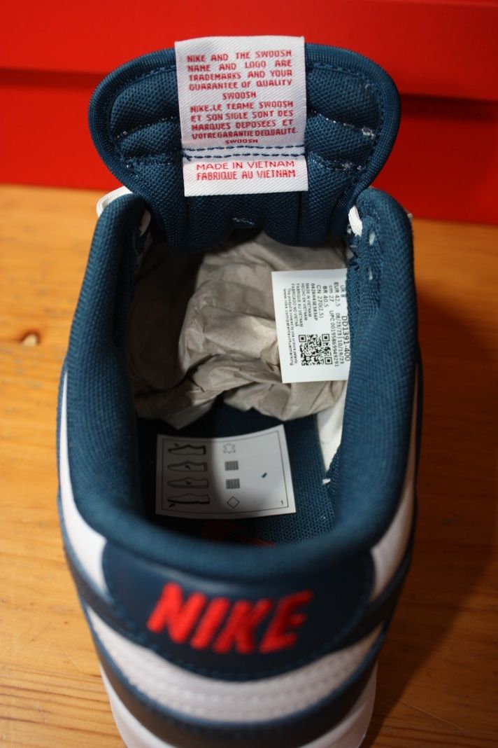 Nike dunk low azuis