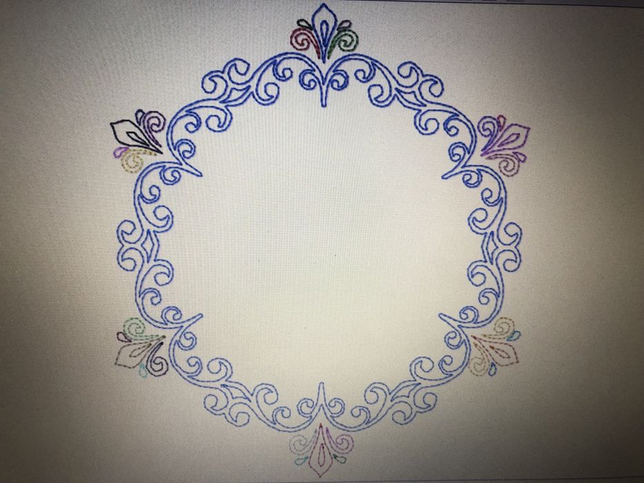 Vários tipos de bordado