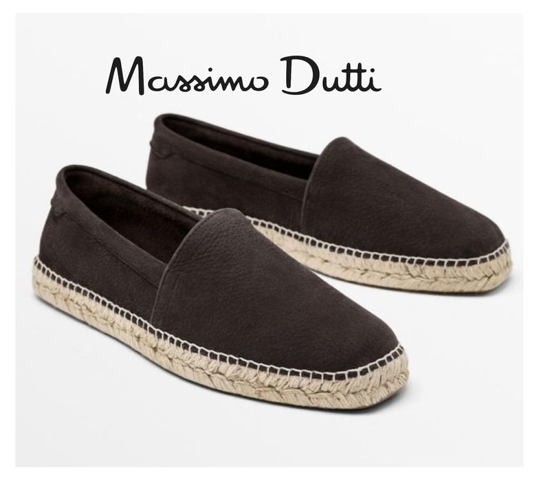 Massimo Dutti чоловічі сліпони еспадрильї із нубуку