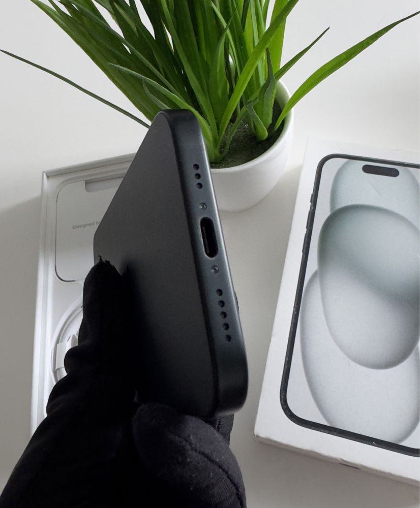 Iphone 15 128gb black Идеал Neverlock