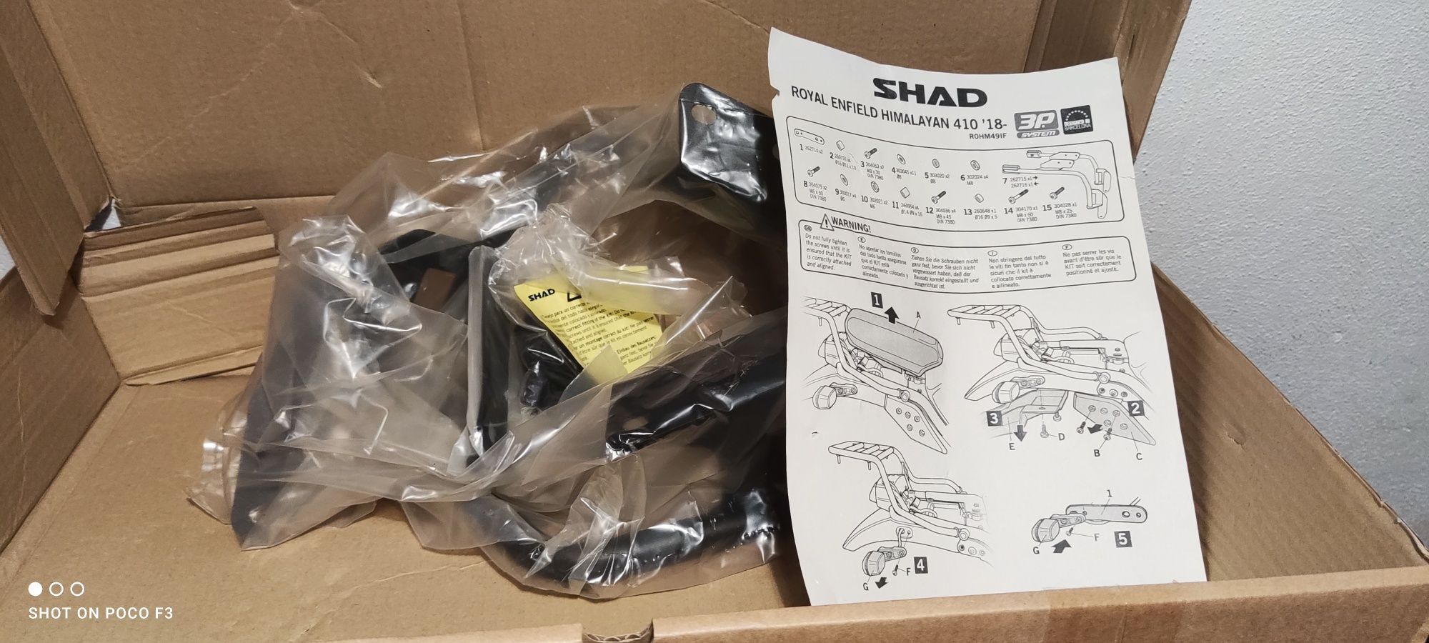 Apoios para malas laterais Royal Enfield Himalayan 410 Shad R0HM49IF