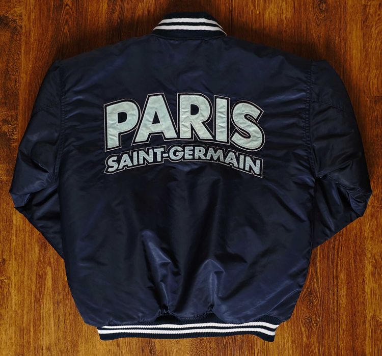 Nike Air Jordan PSG Paris Saint-Germain Blue Bomber Jacket S М размер