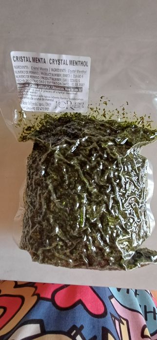 Cristais de Mentol 500 gr (Turquia)