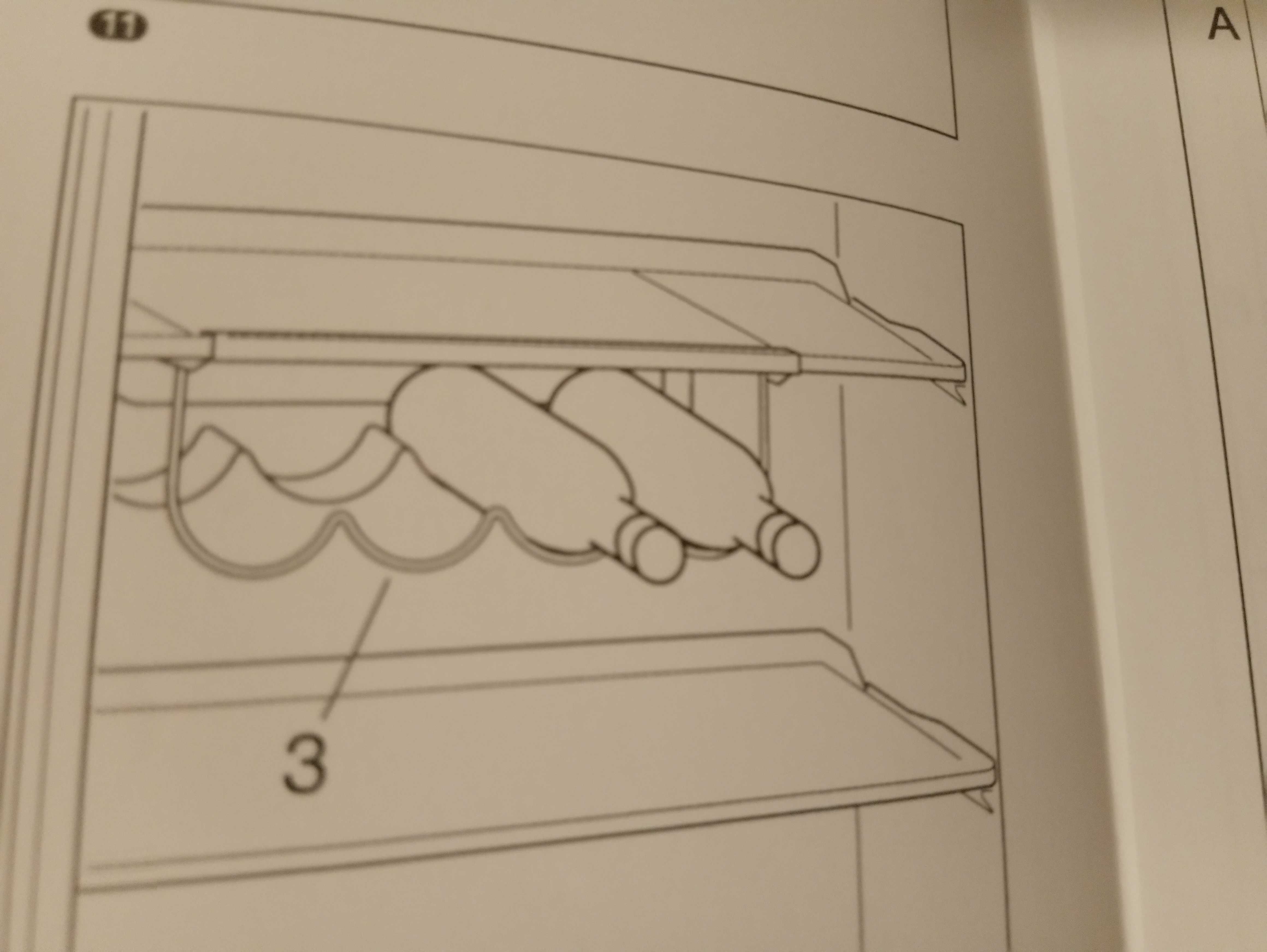 Składana półka na butelki Simens 40x32,5cm+ organizer+ forma na lód