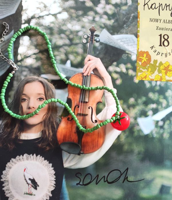 Naszyjnik sanah pomidor wisiorek kaprysy