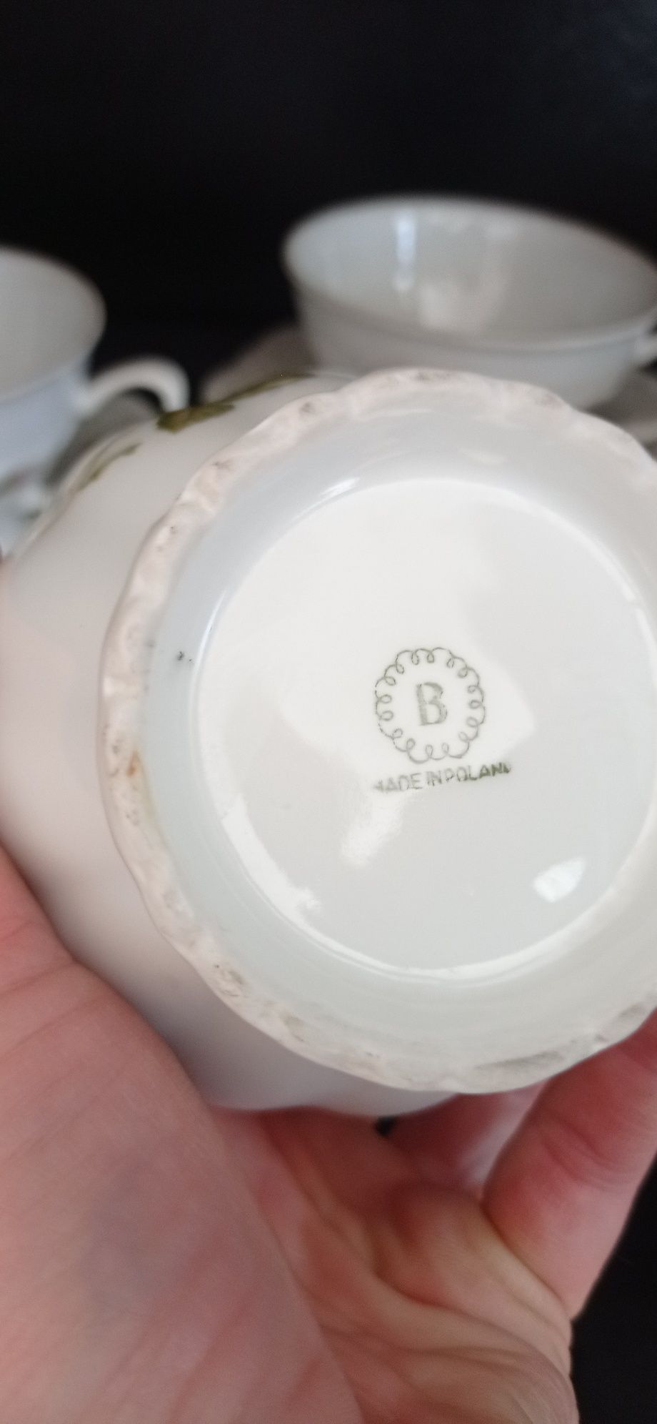 Filiżanki PRL ceramika porcelana Bogucice