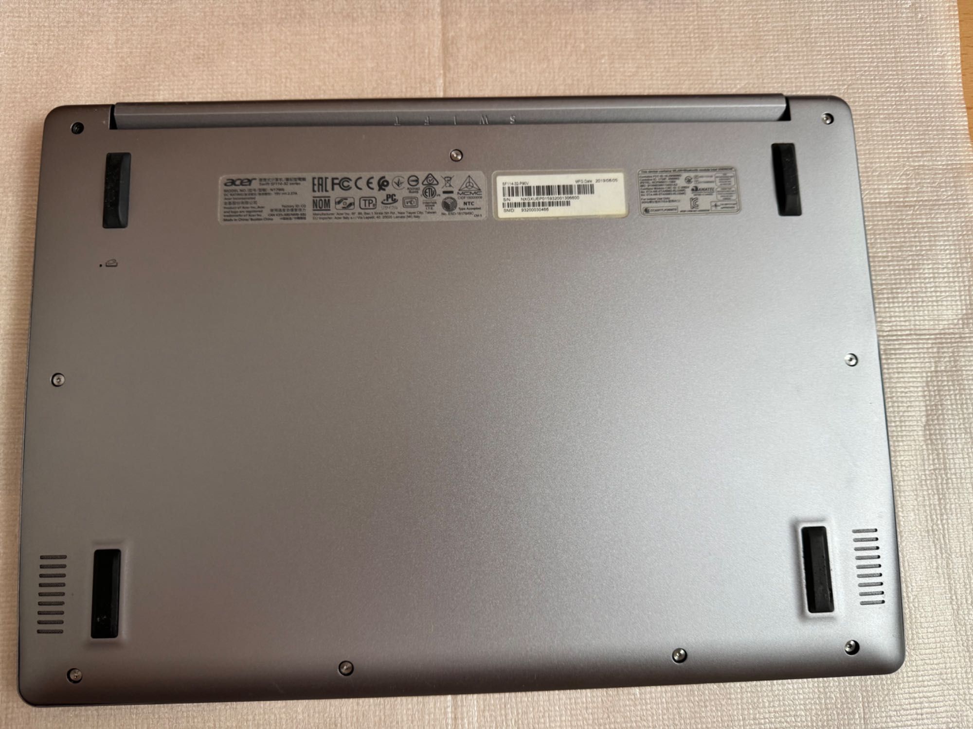 Laptop Acer Swift 1 ekran 14”