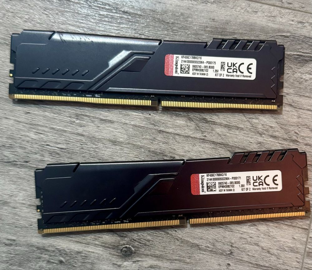kingston fury beast 16gb (2x8) ddr4 3200mhz cl16