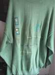 włoski sweter vintage monello oversize