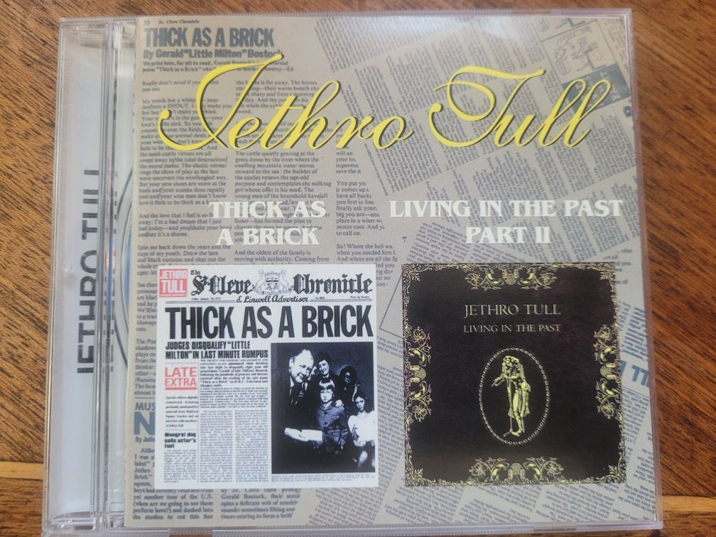 CD Jethro Tull Thick As A Brick/Living in the Past II 1999 CD-Maximum